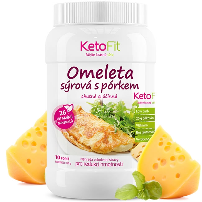 KetoFit Omeleta pórko- sýrová, 10 porcí, 320g