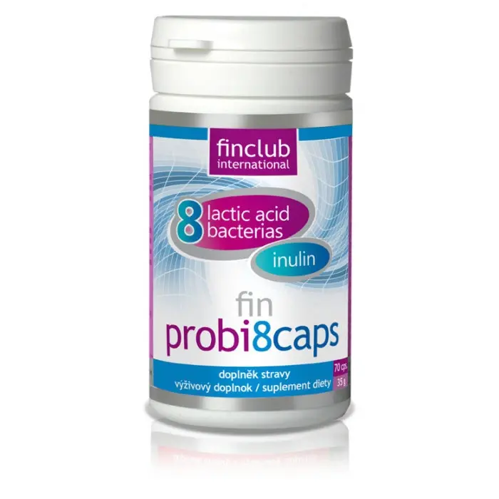 fin Probi8caps - obnovení rovnováhy střevní mikroflóry