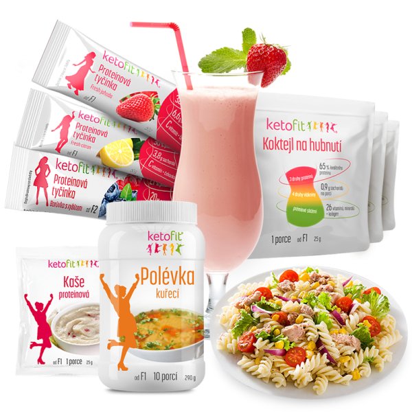 KetoFit Zkušební balíček ketodieta - 18 porcí, 233g