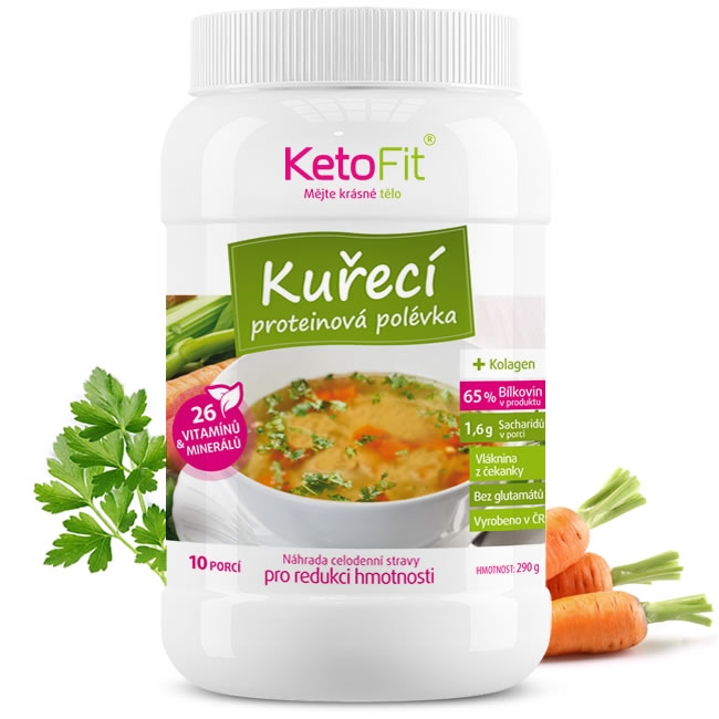 KetoFit Polévka kuřecí - 10 porcí
