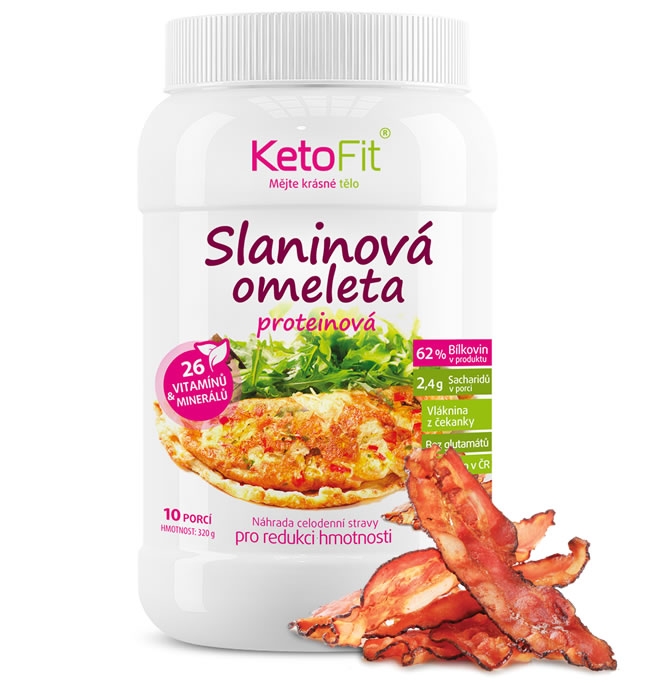 KetoFit Omeleta slaninová - 320g