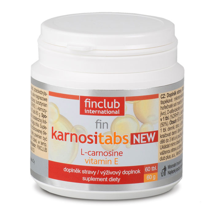 fin Karnositabs NEW - zdroj karnosinu a vitamínu E