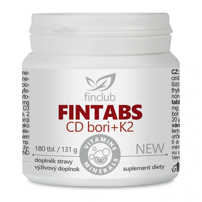 Fin Fintabs CD bori + K2 NEW 2+1- pevné kosti, 540 tbl