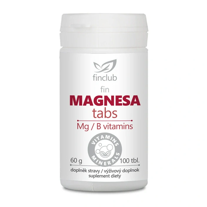 fin Magnesatabs - zdroj hořčíku a B vitamínů