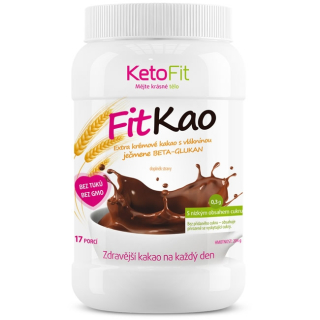 KetoFit Fitkao - jediný kakaový nápoj do proteinové diety, 204 g