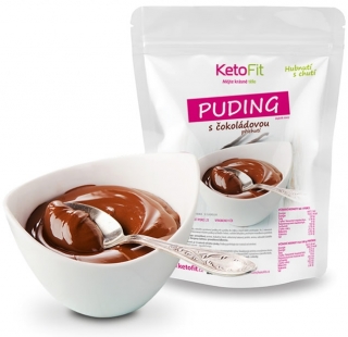 KetoFit Proteinový puding čoko, 1000g