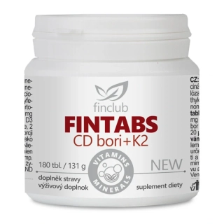 Fin Fintabs CD bori + K2 NEW- pevné kosti, 180 tbl