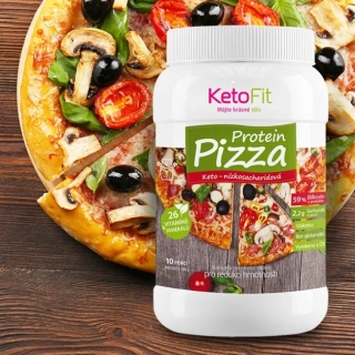 KetoFit Pizza proteinové těsto, 400 g