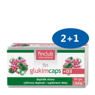 fin Glukimcaps + D3, 2+1, 30 cps