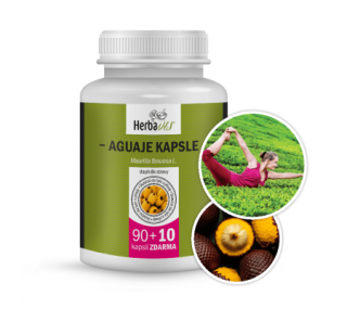 Herbavis AGUAJE kapsle (palma Mauritia), 100 kapslí