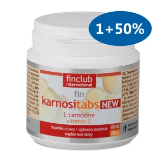 fin Karnositabs NEW 1+1 - zdroj karnosinu a vitamínu E