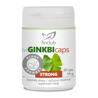 fin Ginkbicaps Strong - antioxidant, 50 kapslí