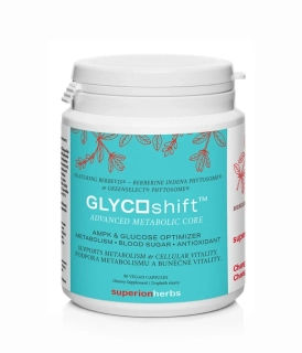 Superionherbs GLYCOshift™ – Berbevis® Berberin & Greenselect® Phytosome®,90 kapslí
