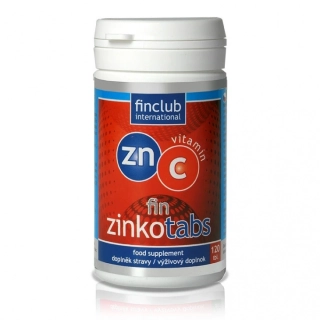fin Zinkotabs 120 tablet - zinek + vitamín C