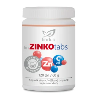 fin Zinkotabs 120 tablet - zinek + vitamín C